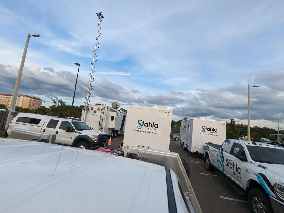Restroom Trailer Texas fleet